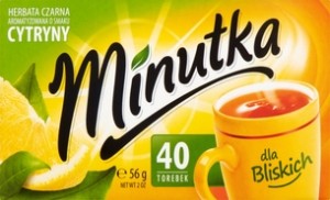 MINUTKA Herbata owocowa ekspresowa 40 torebek (pakowane 12 szt.)