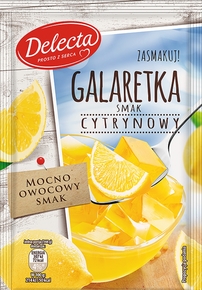 DELECTA Galaretka smak cytrynowy 75g (pakowane 20.00 szt.)