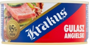 KRAKUS Gulasz angielski konserwa 300g (pakowane 6 szt.)