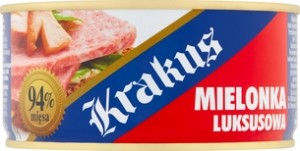 KRAKUS Luksusowa mielonka wieprzowa konserwa 300g (pakowane 6 szt.)