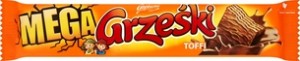GRZEŚKI Mega Wafel toffi 48g (pakowane 36 szt.)