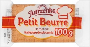 JUTRZENKA Petit Beurre herbatniki 100g (pakowane 72 szt.)