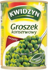 KWIDZYŃ Groszek konserwowy 400g (pakowane 10.00 szt.)