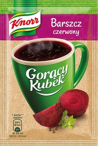 KNORR Gorący Kubek barszcz czerwony 14g (pakowane 48 szt.)