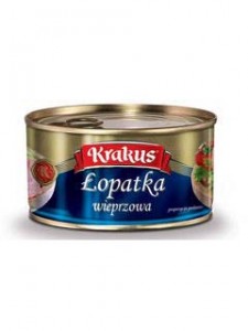 KRAKUS Łopatka wieprzowa konserwa 300g (pakowane 6 szt.)
