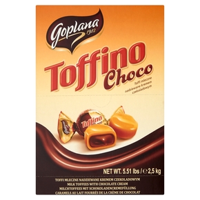GOPLANA Toffino choco Cukierki na wagę (op/2,5kg) (pakowane 3 kg.)