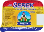 OSM ŁOWICZ Serek o smaku waniliowym homogenizowany 250g (pakowane 16 szt.)