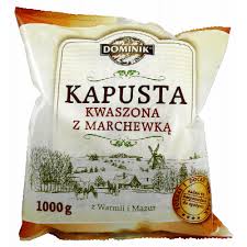 DOMINIK Kapusta kiszona folia 1kg (pakowane 1.00 szt.)