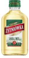 ŻYTNIÓWKA Gorzka z miętą Napój spirytusowy 100ml (pakowane 12 szt.)