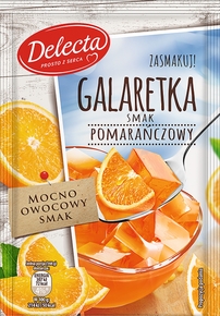 DELECTA Galaretka smak pomarańczowy 75g (pakowane 20.00 szt.)