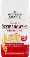 POLSKIE MŁYNY Mąka szymanowska pszenna typ 480 1kg (pakowane 10 szt.)
