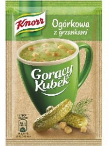 KNORR Gorący Kubek ogórkowa z grzankami 14g (pakowane 40 szt.)