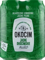 OKOCIM Jasne pełne Piwo w puszce 4-pak (4x500ml) (pakowane 6 op.)