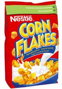 NESTLE Corn Flakes Płatki kukurydziane 250g (pakowane 20 szt.)