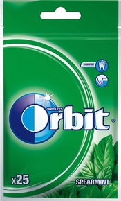 ORBIT Spearmint Guma do żucia torebka (25 drażetek) (pakowane 22 szt.)