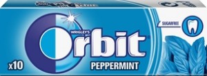 ORBIT Peppermint Guma do żucia (10 drażetek) (pakowane 30 szt.)
