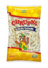 LEWIATAN Chrupki kukurydziane 100g (opakowanie zbiorcze 15 szt.)