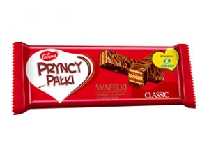 LEWIATAN Pryncypałki Wafelki w czekoladzie 170g (opakowanie zbiorcze 21 szt.)