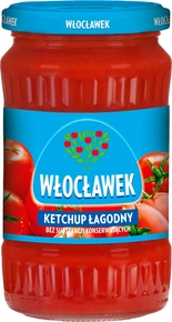 WŁOCŁAWEK Ketchup łagodny słoik 380g  (pakowane 10 szt.)