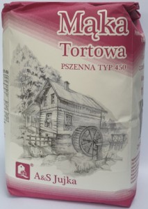 KUTNO Mąka tortowa pszenna typ 450 1kg (pakowane 10 kg.)