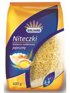 GOLIARD Niteczki Makaron 400G (pakowane 12 szt.)