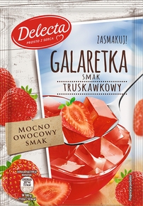 DELECTA Galaretka smak truskawkowy 75g (pakowane 20.00 szt.)