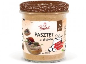 PAMAPOL Pasztet z drobiem 490g (pakowane 4 szt.)