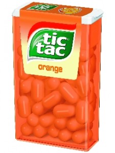 TIC TAC Drażetki orange 18g (pakowane 24 szt.)