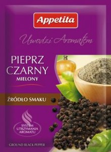 APPETITA Pieprz czarny mielony 20g (pakowane 25 szt.)