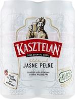 KASZTELAN Jasne pełne Piwo w puszce 500ml 4pak (pakowane 6 op.)