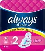 ALWAYS Classic Maxi Podpaski (9 sztuk) (pakowane 16 szt.)
