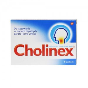CHOLINEX 8 tabletek (pakowane 20.00 szt.)