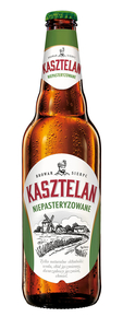 KASZTELAN Niepasteryzowane Piwo w butelce 500ml (pakowane 20 szt.)