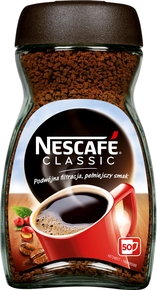 NESCAFE Classic Kawa rozpuszczalna 100g (pakowane 12 szt.)