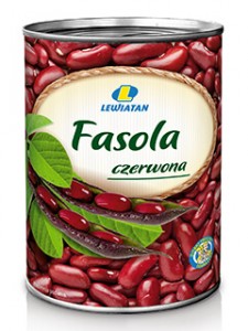 LEWIATAN Fasola czerwona konserwowa puszka 400g (opakowanie zbiorcze 10.00 szt.)