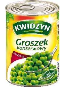 KWIDZYŃ Groszek konserwowy 400g (pakowane 10.00 szt.)