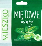 MIESZKO Miętowe minty Cukierki miętowe 90g (pakowane 24 szt.)