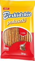 AKSAM Beskidzkie Paluszki z solą 70g (pakowane 45 szt.)