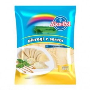 ALEX-POL Pierogi z serem 450g (pakowane 4.00 szt.)
