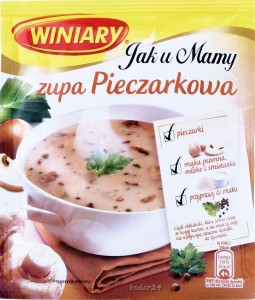 WINIARY Jak u Mamy Pieczarkowa Zupa w proszku 44g (pakowane 22 szt.)