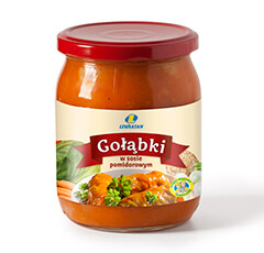 LEWIATAN Gołąbki w sosie pomidorowym 500g (opakowanie zbiorcze 8 szt.)