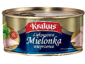 KRAKUS Luksusowa mielonka wieprzowa konserwa 300g (pakowane 6 szt.)
