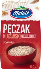 MELVIT Pęczak kujawski hulled barley 400g (opakowanie zbiorcze 12 szt.)