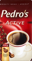 PEDROS ACTIVE Kawa mielona 500g (pakowane 12 szt.)