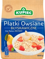 KUPIEC Płatki owsiane błyskawiczne 400g (pakowane 6 szt.)