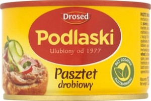 DROSED Podlaski pasztet drobiowy 155g (pakowane 12 szt.)