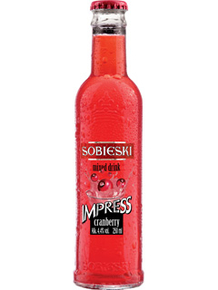 SOBIESKI Impress Drink cranberry 250ml (pakowane 12 szt.)