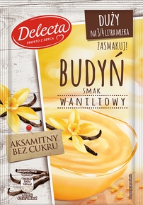 DELECTA Duży budyń smak waniliowy 64g (pakowane 20 szt.)