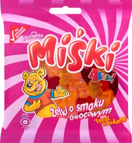 JUTRZENKA Miśki Żelki owocowe 90g (pakowane 45 szt.)