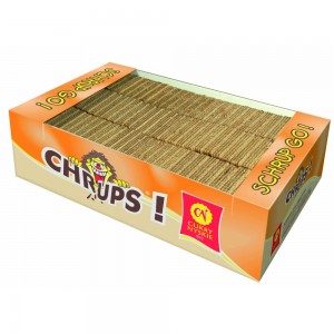 CUKRY NISKIE Chrups Wafle kakaowe Ciastka na wagę (op/2,5kg) (pakowane 3 kg.)